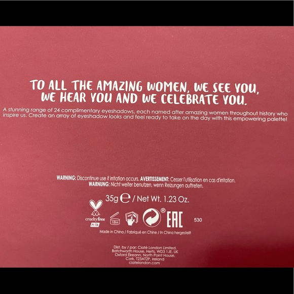 NIB Ciate London I AM WOMAN Eyeshadow Palette Makeup - Picture 9 of 13